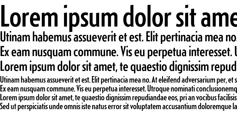 Sample of PostSans