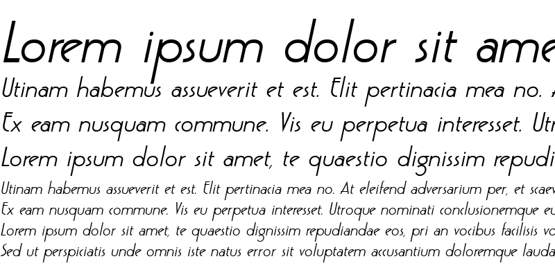 Sample of Pouf SSi Semi Bold Italic
