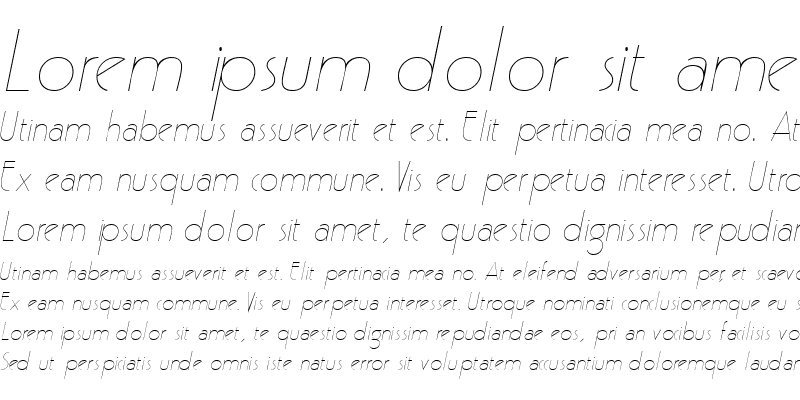 Sample of PoufLightSSK Italic