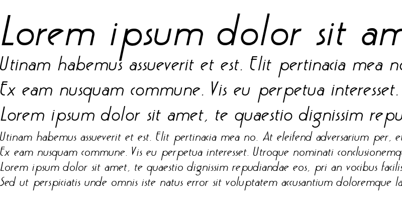 Sample of PoufSSK Bold Italic