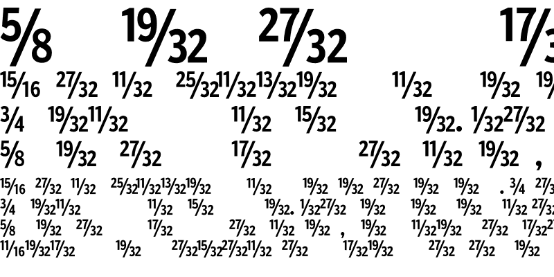 Sample of PoynterAgate CompFracOne Regular