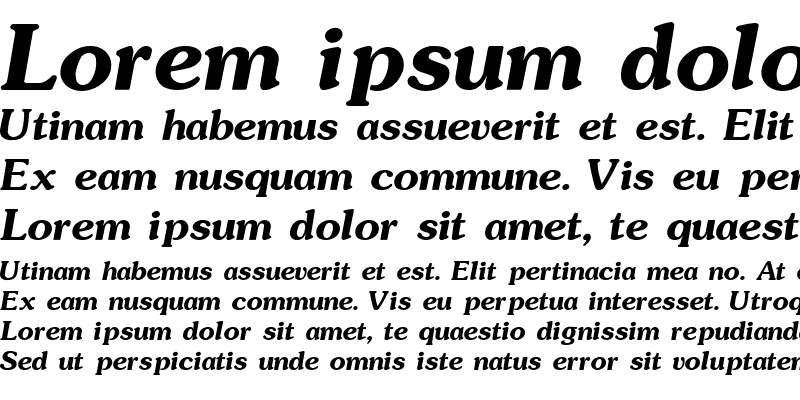 Sample of PP-Souvenir Semi Bold-Italic