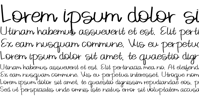 Sample of Pradana Demo Regular