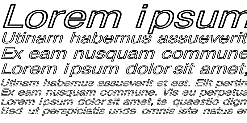 Sample of Pragmatica HW Bold Italic