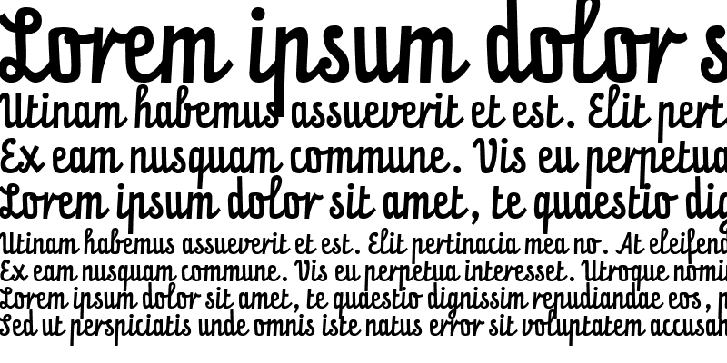 Sample of PraterScriptTwoRegular