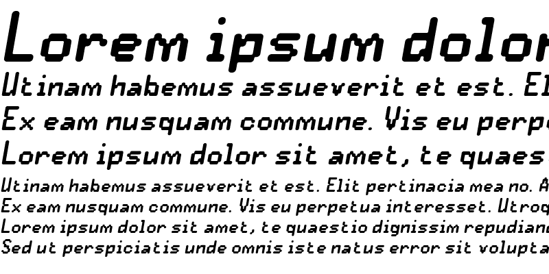 Sample of Praxis Italic