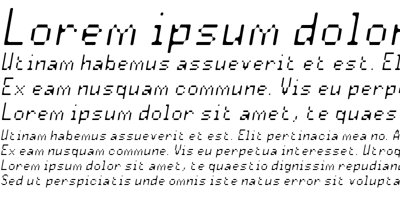 Sample of Praxis Light Italic