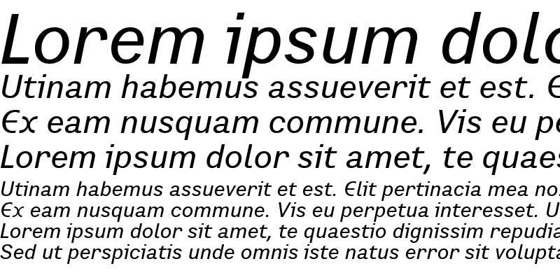 Sample of Preface Italic