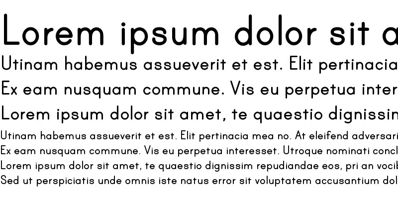 Sample of Print Bold Regular