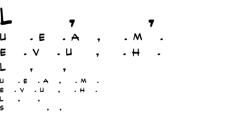 Sample of Prismacolor_Marker_Font