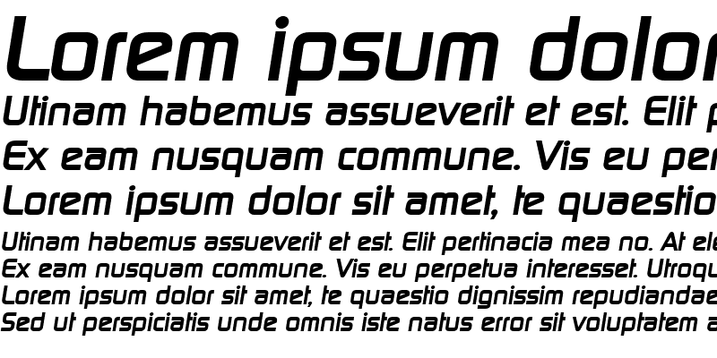Sample of Prisoner SF Bold Italic