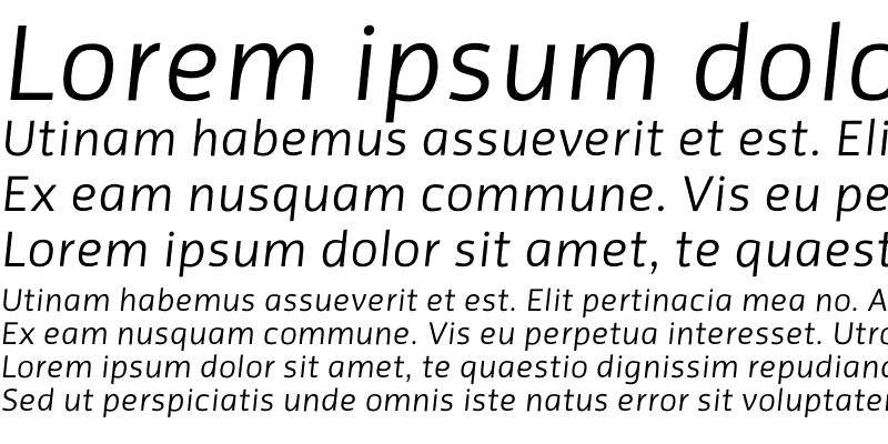 Sample of PrivaOneItalicPro