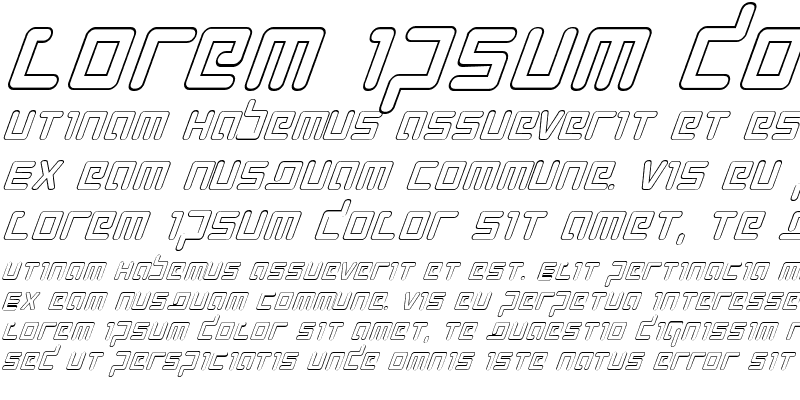 Sample of Prokofiev Outline Italic Italic