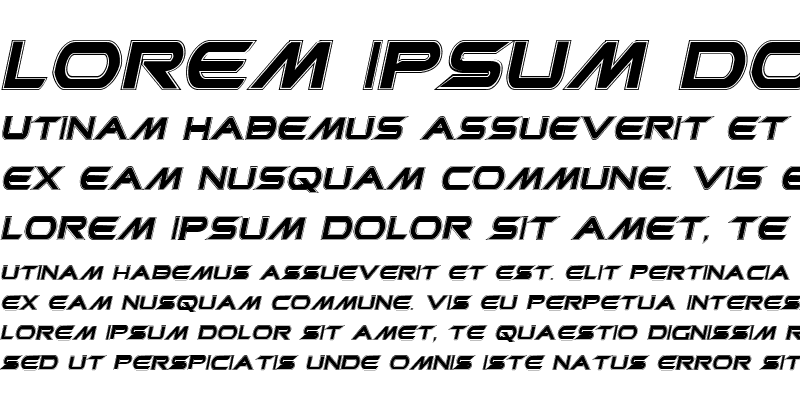 Sample of Promethean College Italic