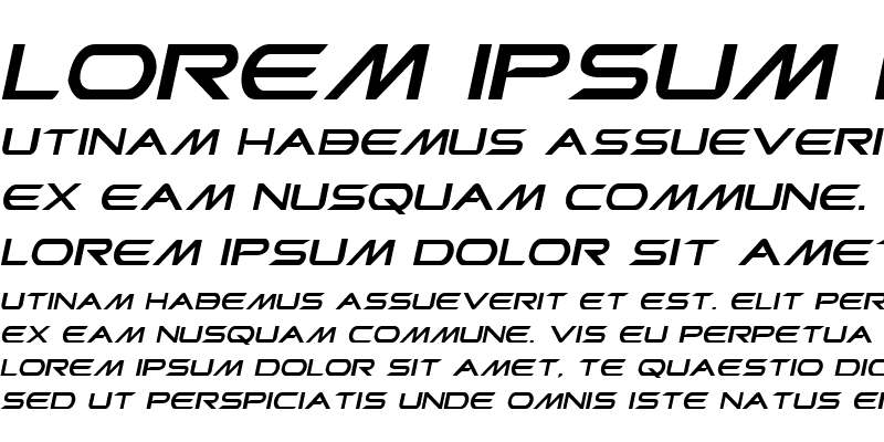 Sample of Promethean Expanded Italic Expanded Italic