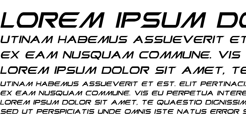 Sample of Promethean Italic Italic