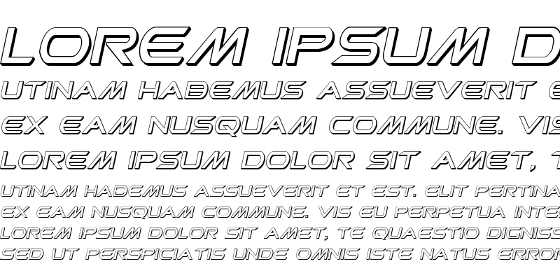 Sample of Promethean Shadow Italic Italic