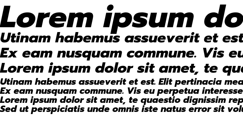 Sample of Prompt ExtraBold Italic