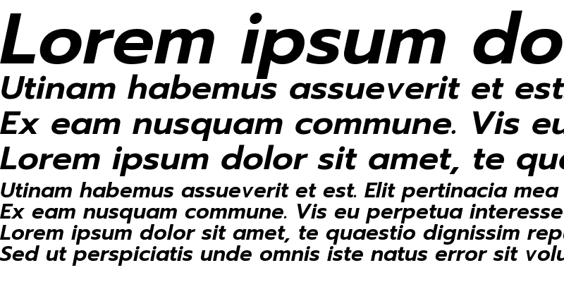 Sample of Prompt SemiBold Italic