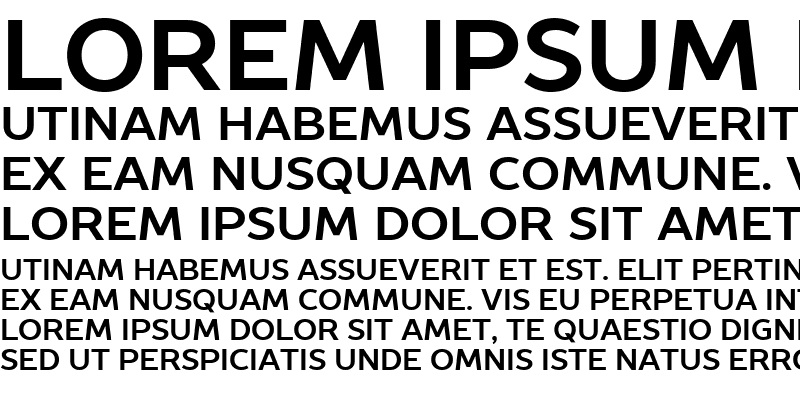 Sample of Prosto Sans