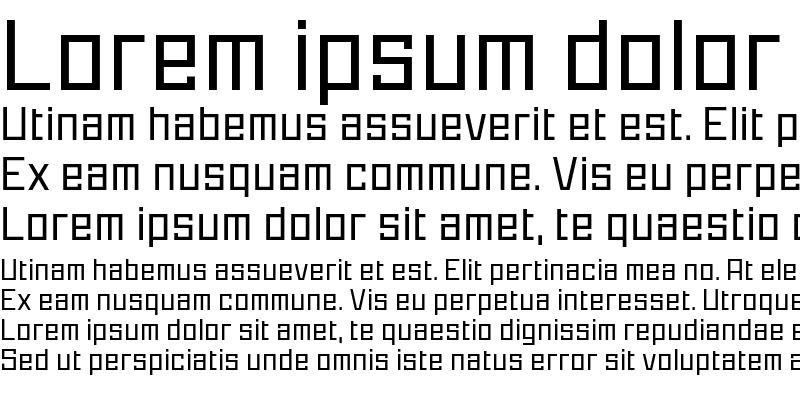 Sample of Proto Sans 00