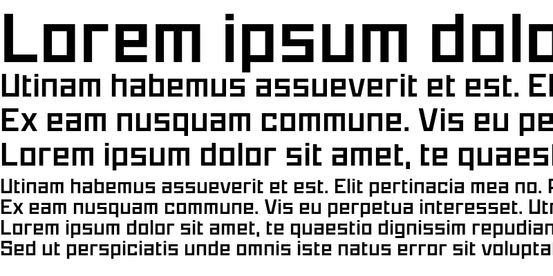 Sample of Proto Sans 21