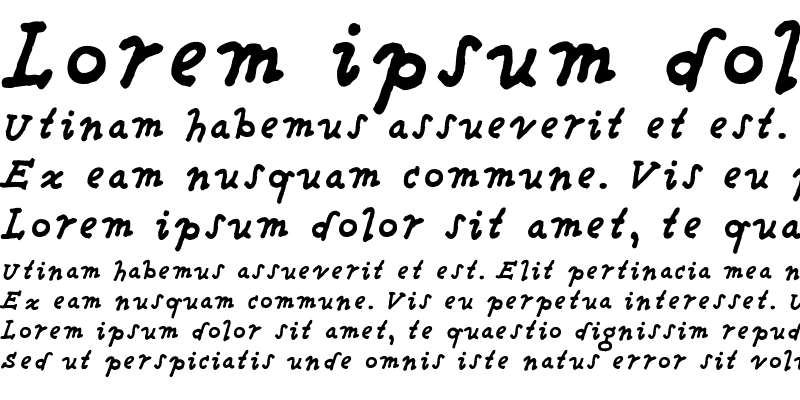 Sample of Providence Bold Italic