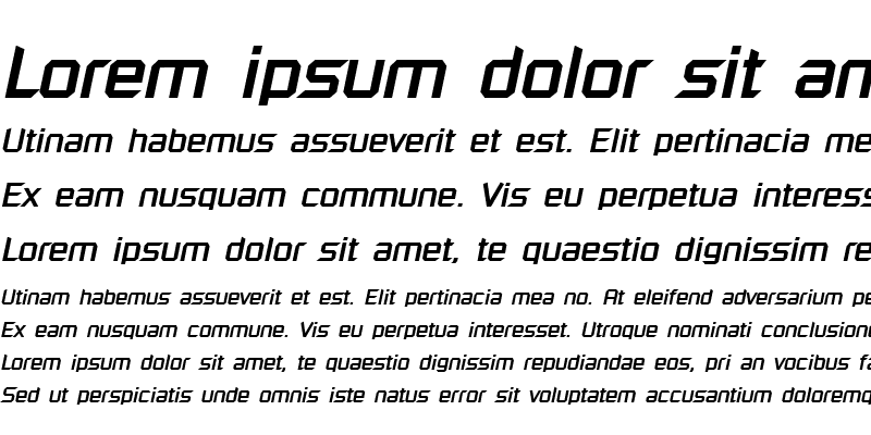 Sample of PSL-Advert Italic