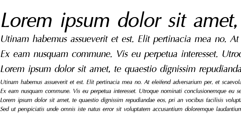 Sample of PSL-Asadong Italic