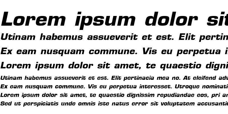 Sample of PSL-Chamnarn Bold Italic