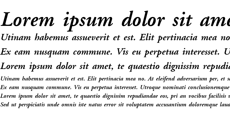 Sample of PSL-Paksin Bold Italic