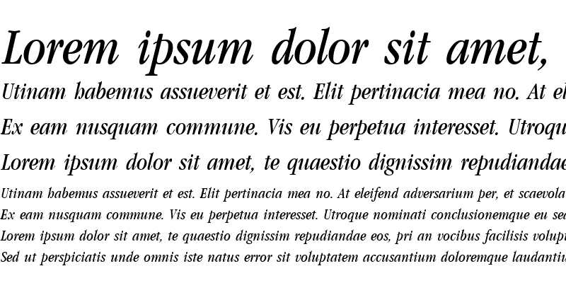Sample of PSL-Siara Italic