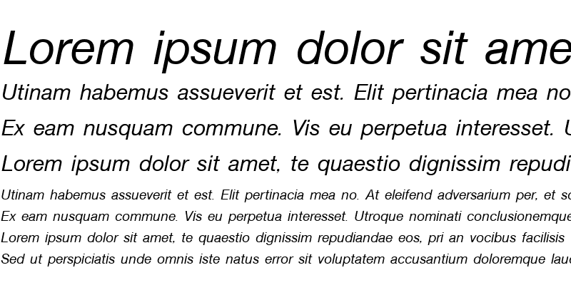 Sample of PSL-Text Italic