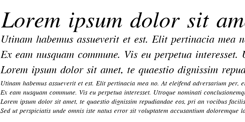 Sample of PSL-ThaiCommon Italic