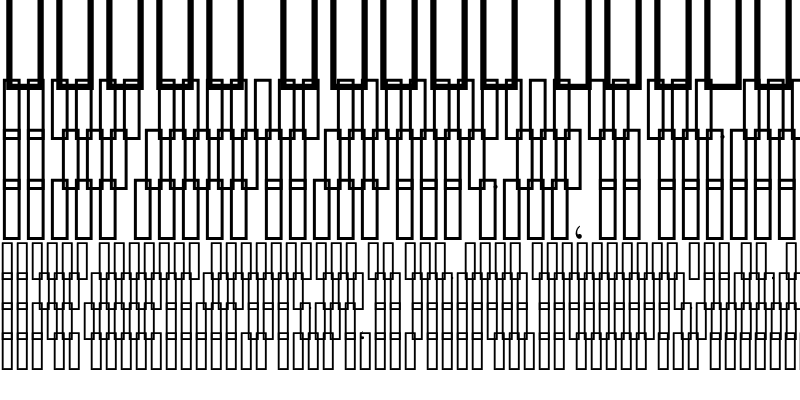 Sample of PT Bold Arch