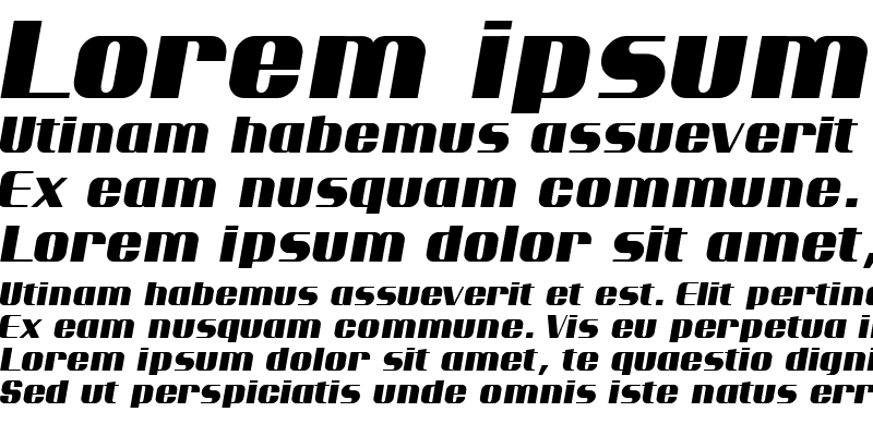 Sample of Ptarmigan Italic