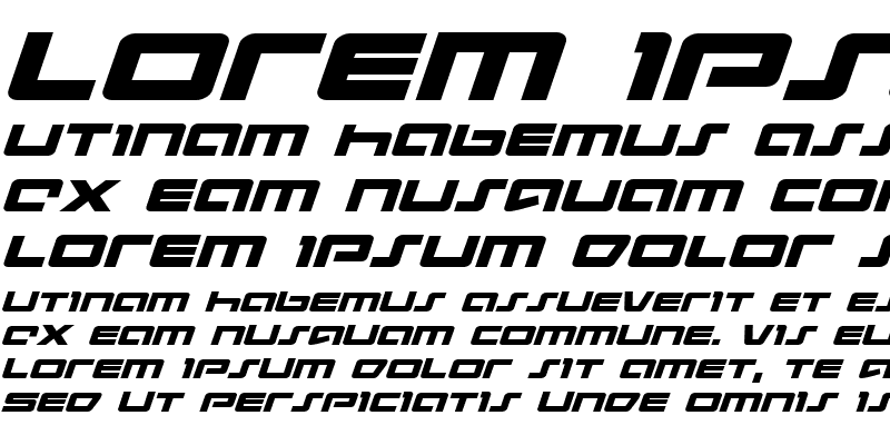 Sample of Pulse Rifle Expanded Italic