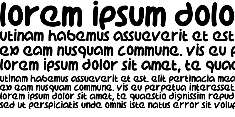 Sample of PWCoolFont