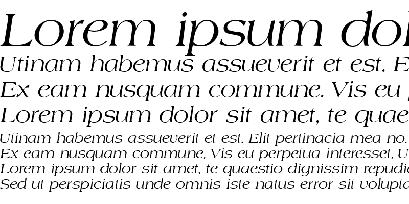 Sample of QTAgateType Italic
