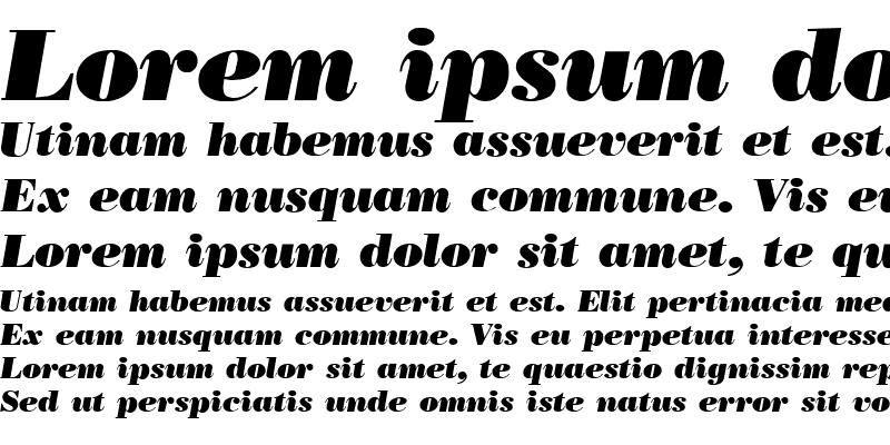 Sample of QTBodiniPoster Italic