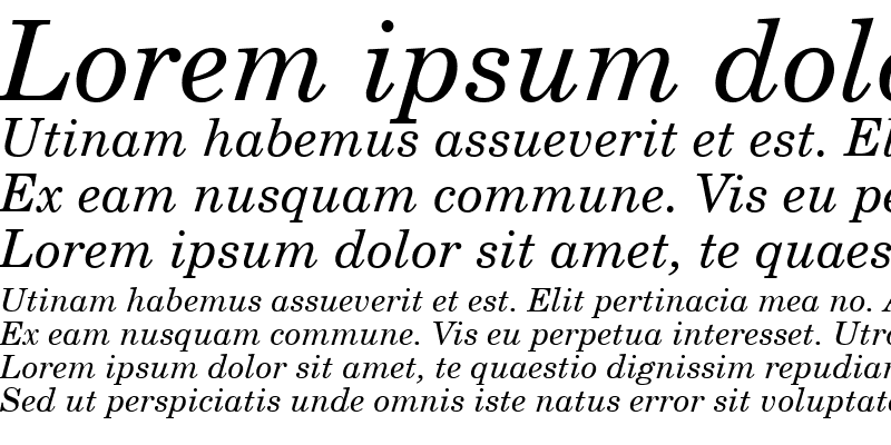 Sample of QTSchoolCentury Italic