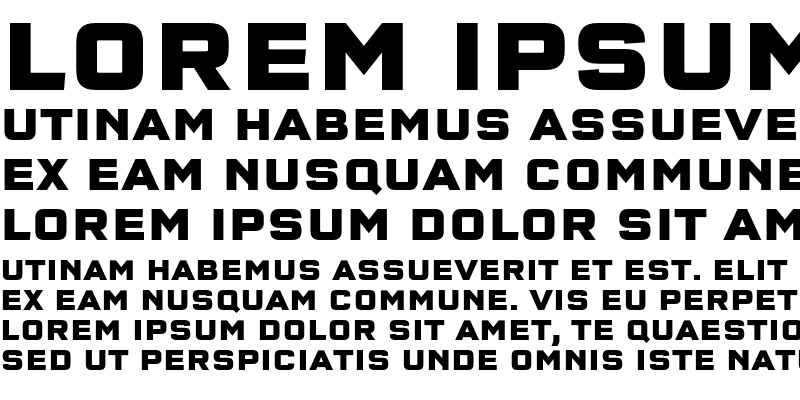 Sample of QTypeSquare-BlackMajuscles