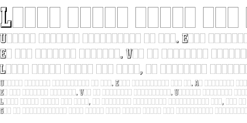 Sample of Quadrus Plain Regular