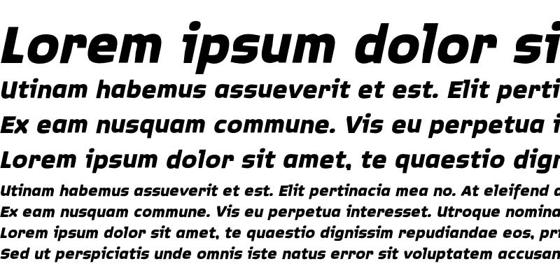 Sample of Quagmire Bold Italic