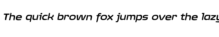 Preview of Quagmire Extended Medium Italic