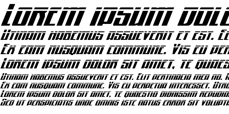 Sample of Quantum of Malice Laser Italic