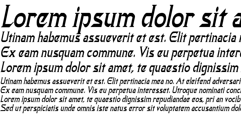 Sample of QuasarCondensed Italic