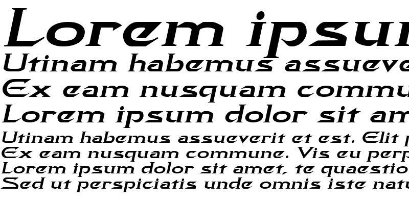 Sample of QuasarExtended Italic
