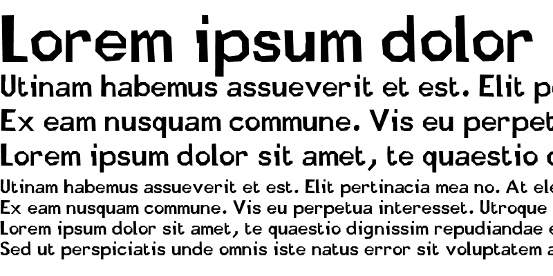 Sample of Quickstep Sans Bold