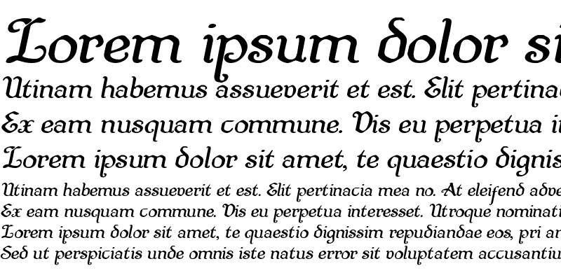 Sample of Quill Sword Expanded Italic Expanded Italic